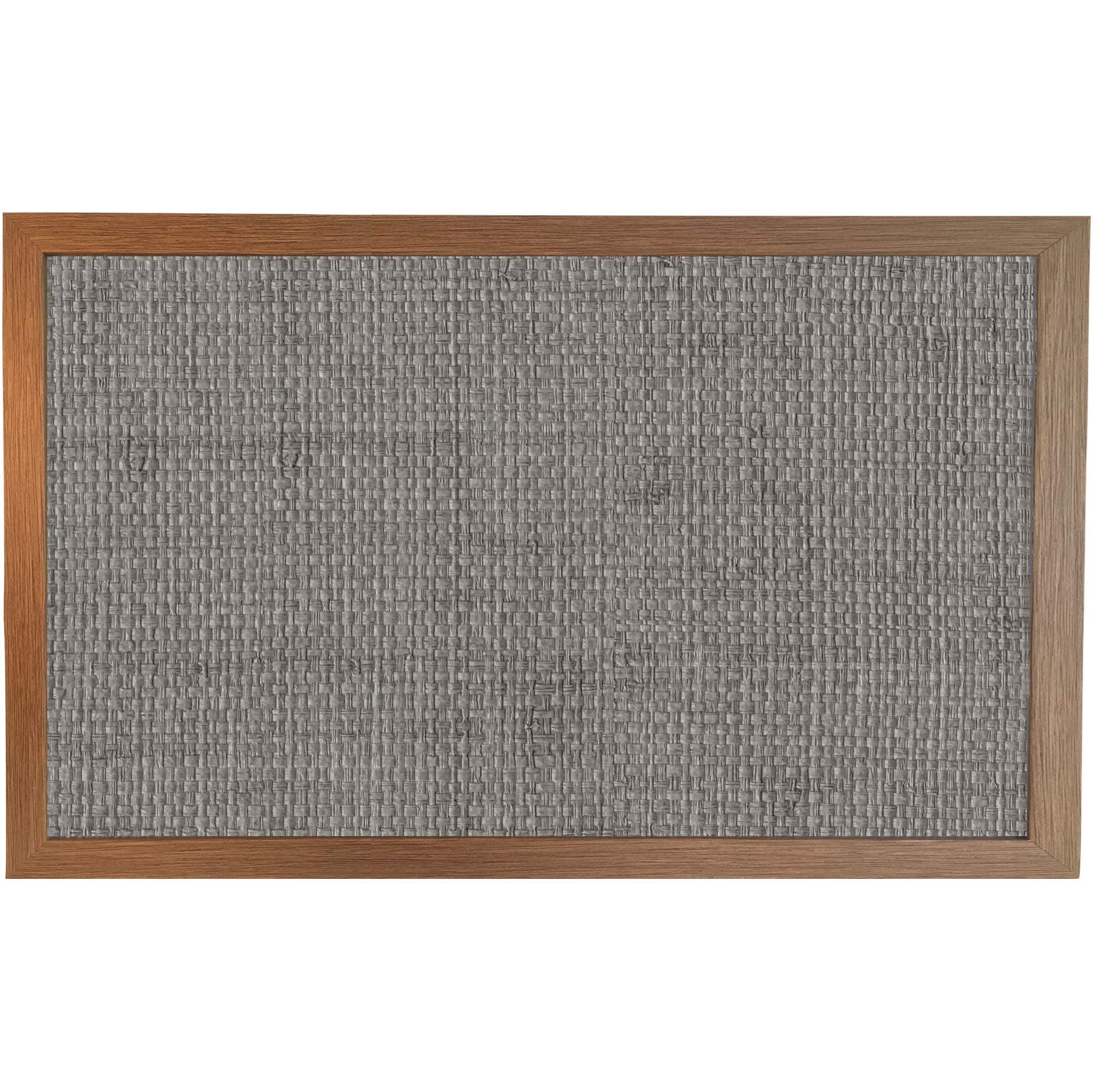 Trove Homewares Linen 72 Wood Large Large Cushioned Lap Tray For Laptop: Plain Bean Bag Laptop Tray With Cushion, Also For Eating (Linen 72 Wood Large)