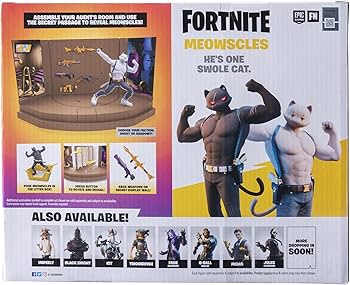 FORTNITE KIT & MEOWSCLES セット Amazon.com: Jazwares FORTNITE Meowscles Agent's Room Featured