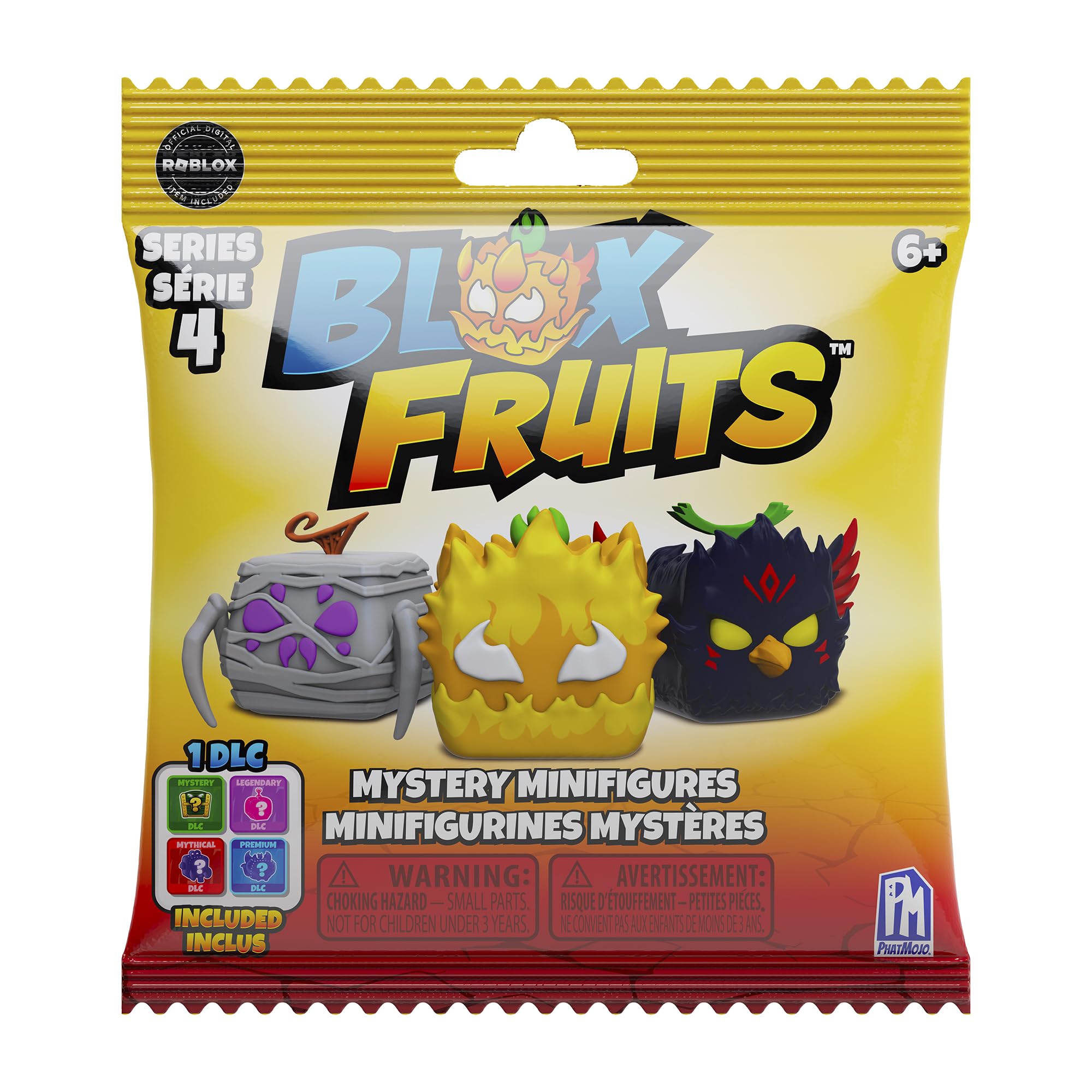 Blox Fruits Series 4 Minifigure – 1 Random Figure – Includes DLC Code – Ages 6+