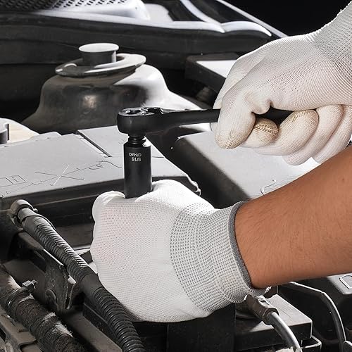 Miniatura 70 de VEVOR Juego de dados de impacto de 3/4 pulgadas, 29 piezas, enchufes de 6 puntos, construcción resistente, CR-M0, juego de llaves de vaso de 3/4