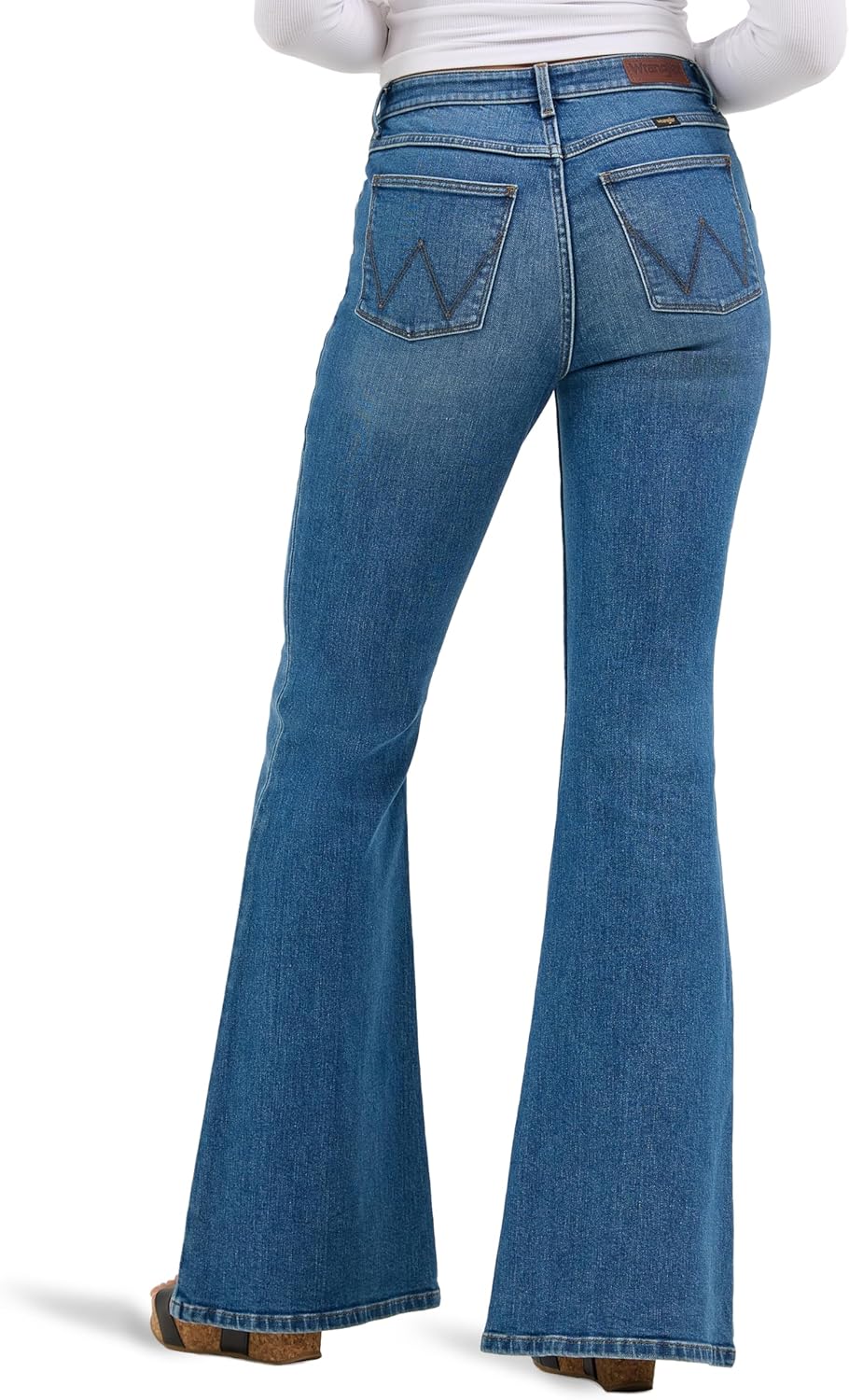 Wrangler Womens Women’s High Waisted Fierce Flare Jean