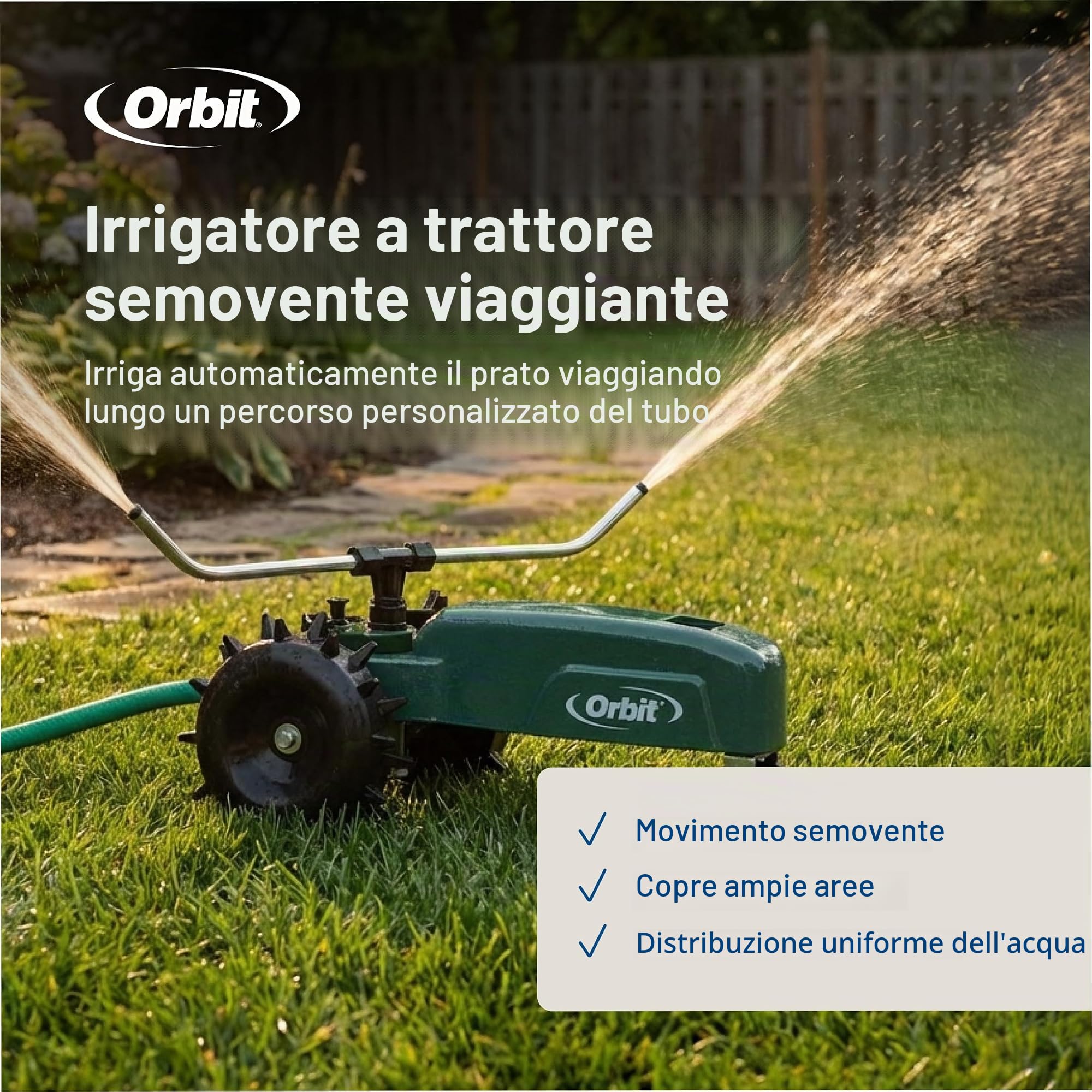 Orbit Traveling Sprinkler 58322