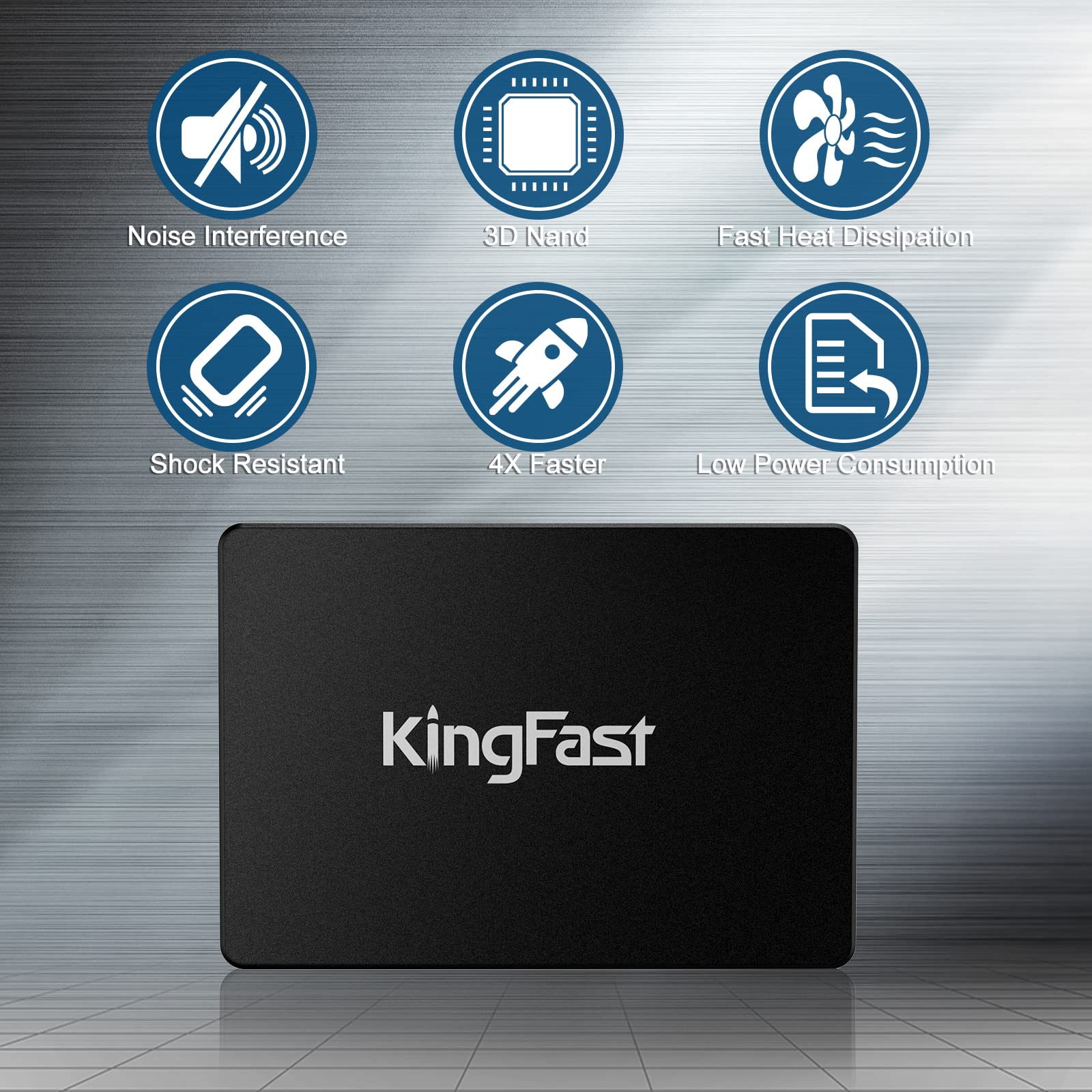 KingFast 2TB SSD SATA III 2.5 Inch Internal SSD - 6 Gb/s SSD
