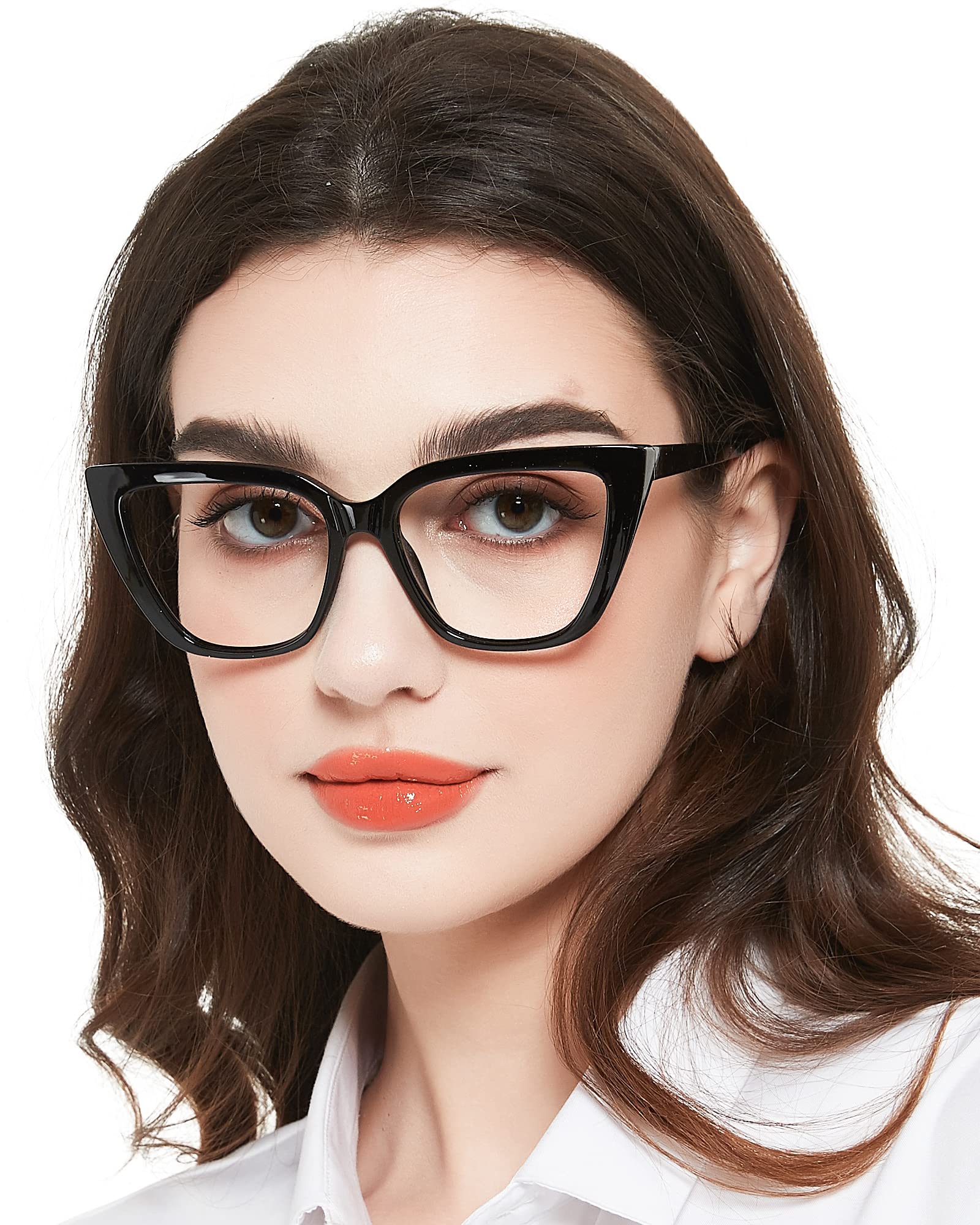 MARE AZZURO Oversized Reading Glasses Women Large Cat Eye Readers 1.0 1.25 1.5 1.75 2.0 2.25 2.5 2.75 3.0 3.5 4.0 5.0 6.0