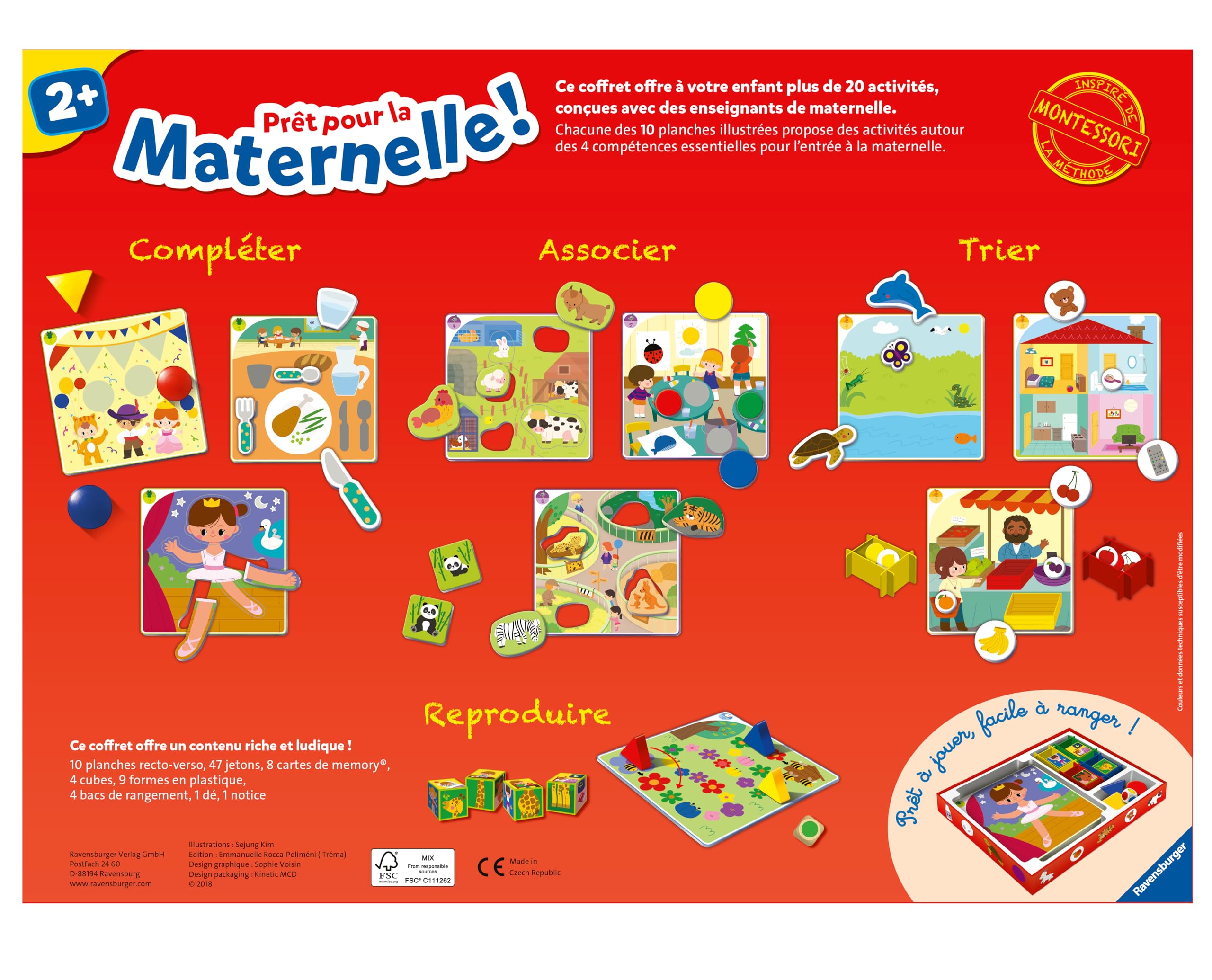 Ravensburger PRET pour la Maternelle ! Jeu Educatif
