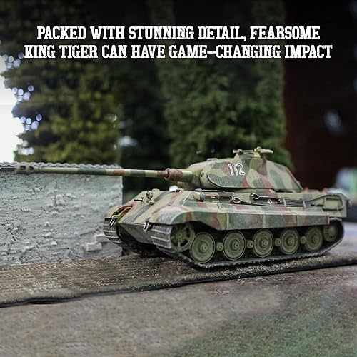 Miniatura 5 de Wargames Delivered Warlord Games Bolt Action Tank War - Tigre rey alemán, 2 miniaturas de la guerra mundial, 1.102in, escala de perno de acción