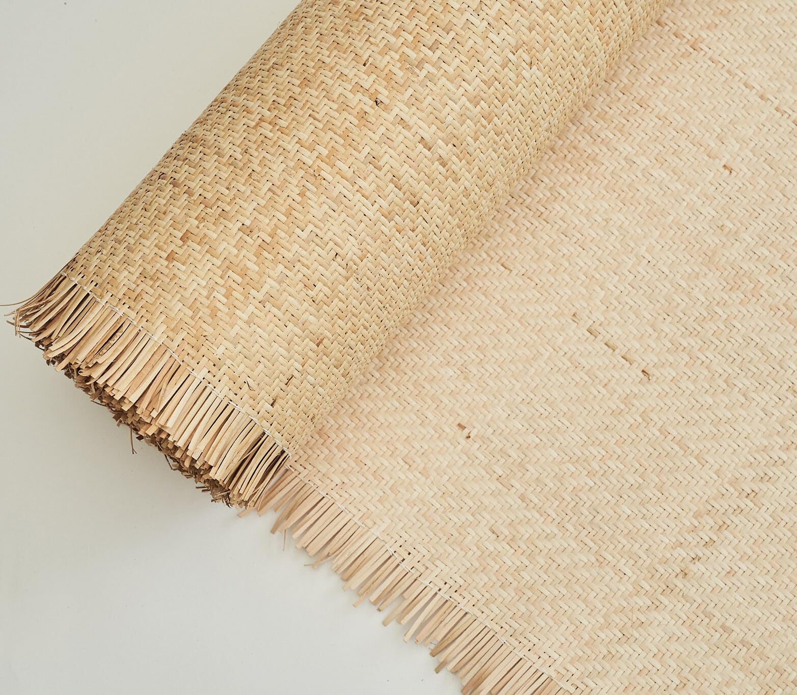 Rattan Geflecht Meterware 70 x 300cm Natürliches Wiener Geflecht für Möbel DIY
