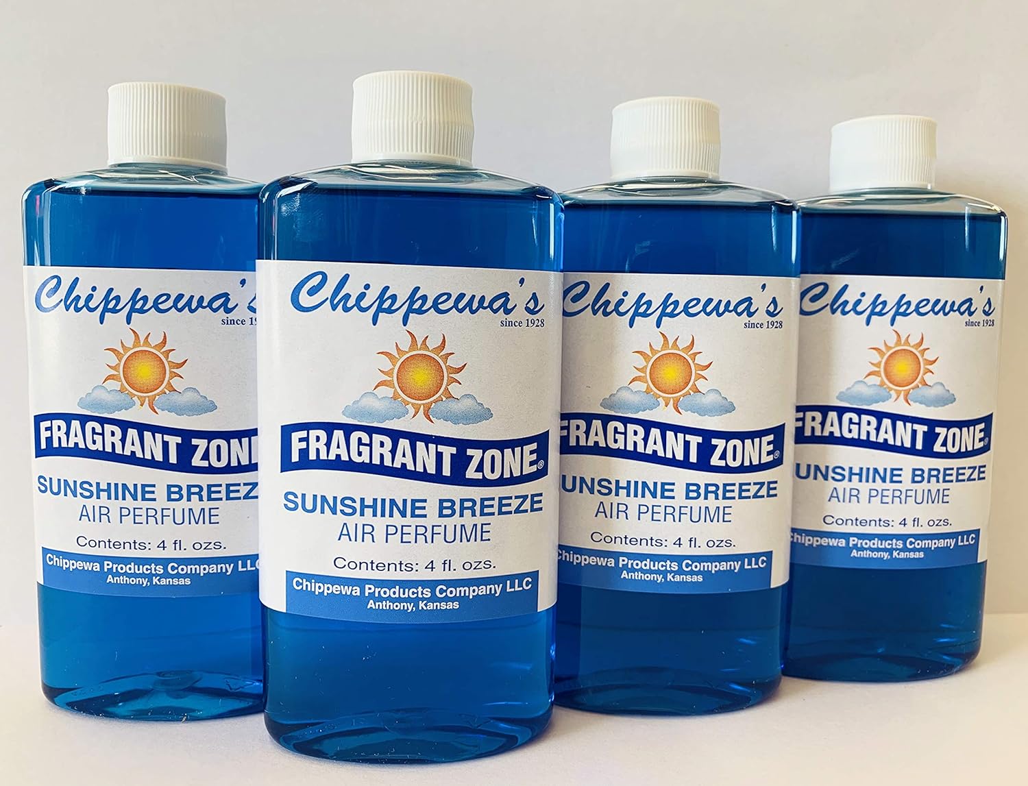FRAGRANT ZONE Sunshine Breeze 4 Pack Automotive