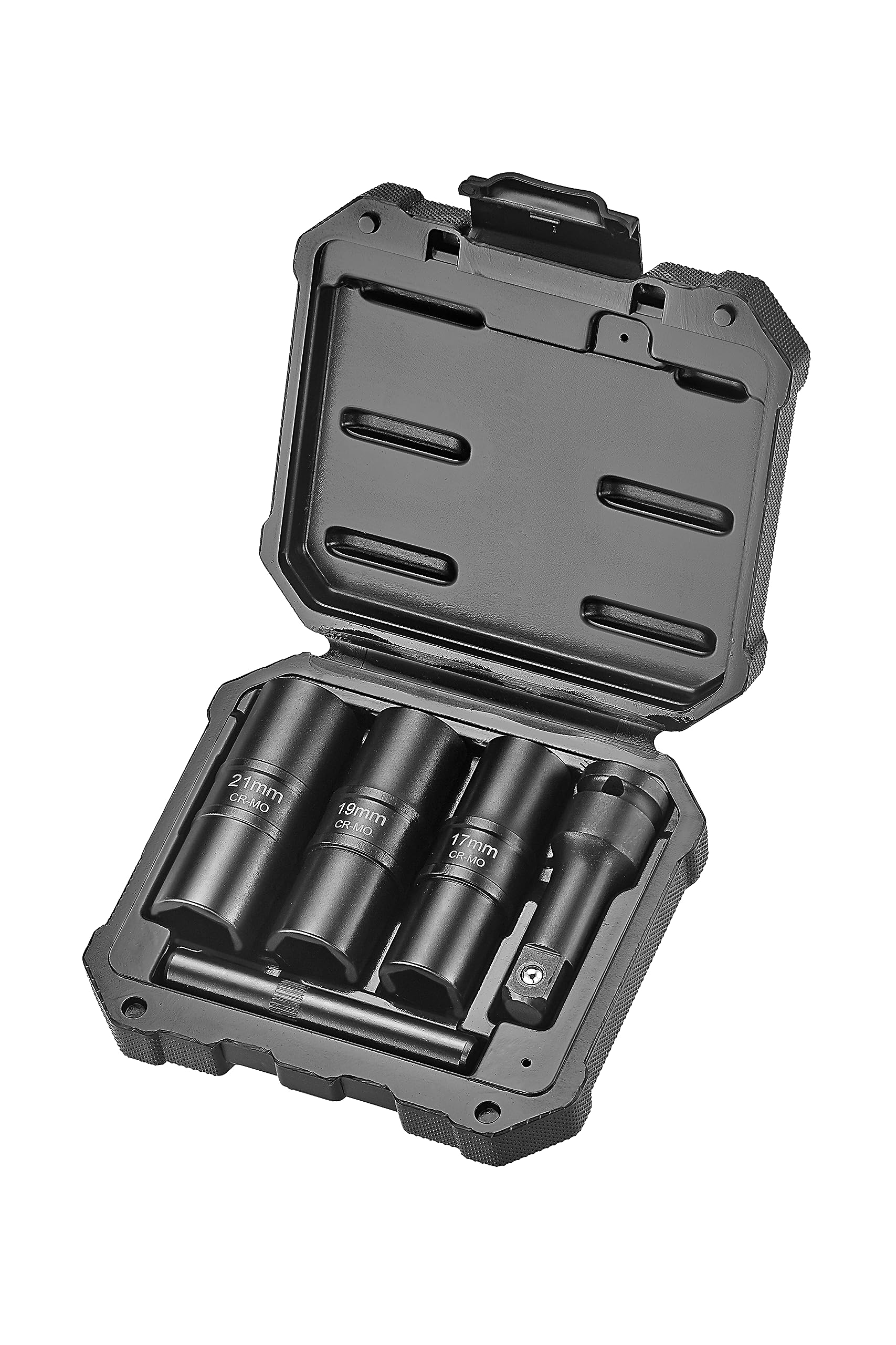 5pcs 1/2inch Damaged Bolt Extractor Flip Socket Set Roundedoff Lug Nut Socket Re