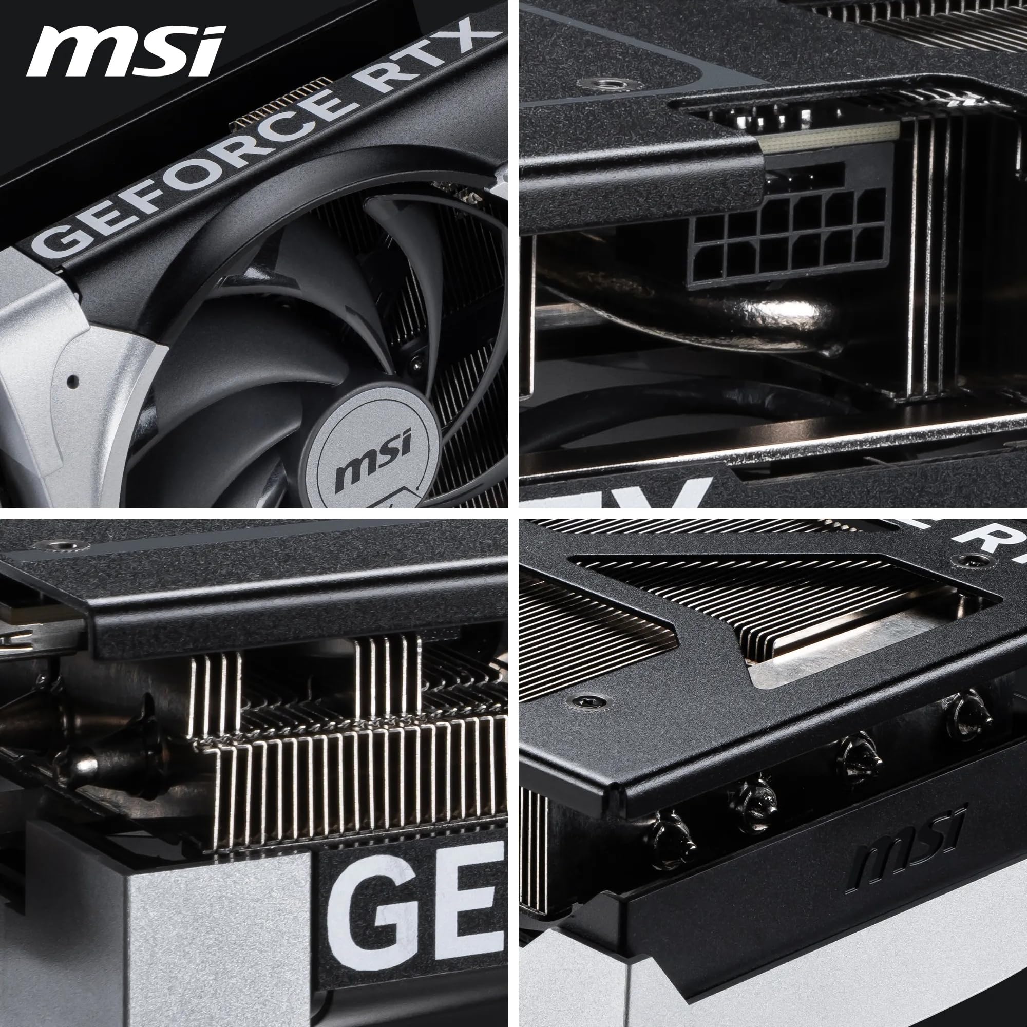 MSI NVIDIA GeForce RTX 5070 12G Ventus 2X OC Carte Graphique - 12 Go GDDR7 (28 GB/s /192 Bits), PCIe 5.0 - Double Ventilateur (2X Ventilateurs TORX 5.0), HDMI 2.1b, DisplayPort 2.1b, SFF Ready