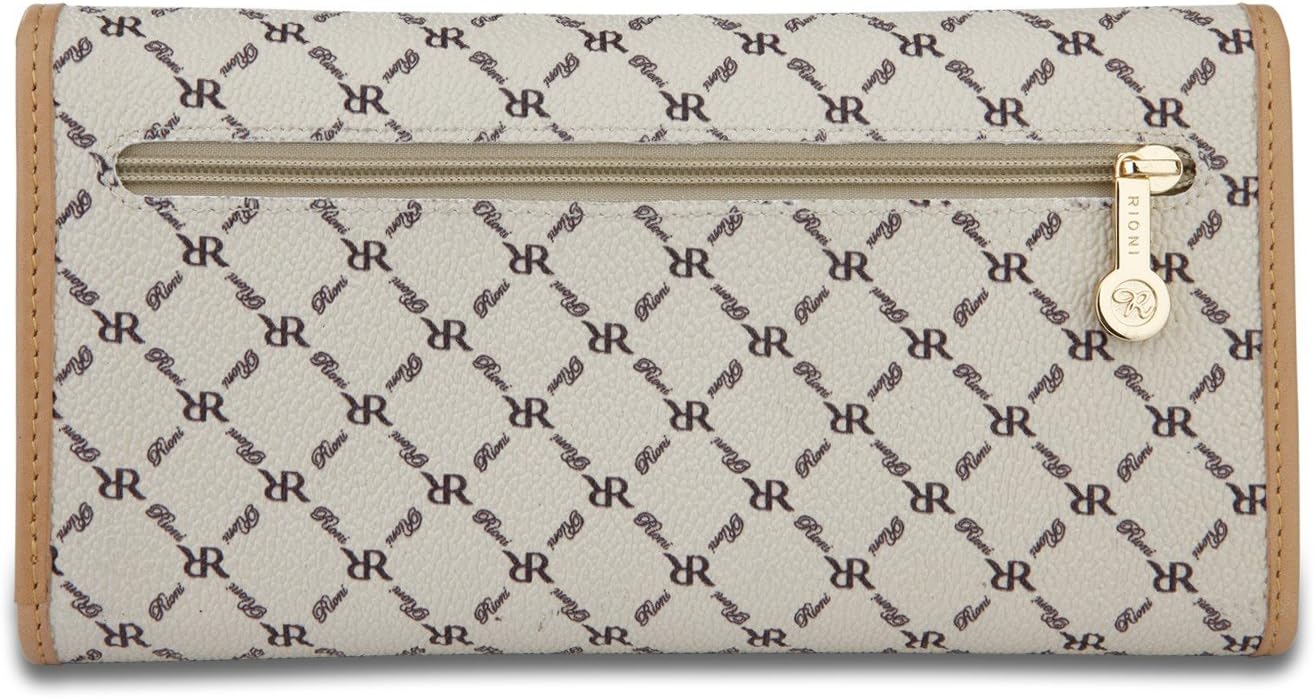 Rioni Signature (Natural) - Checkbook Wallet Stn-w011