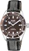 Gevril 48607-3 Mens Yorkville Swiss Automatic Watch, Genuine Leather Italian Black Strap with Tang Buckle