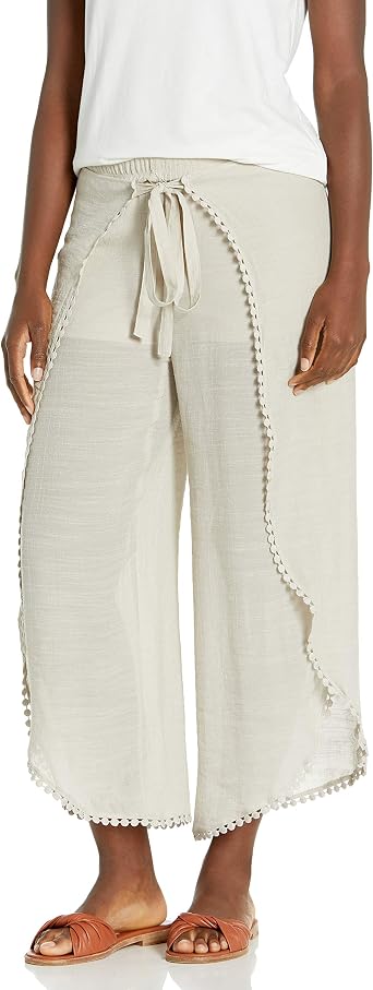 A. Byer Women's Tie-Front Wrap Pants at 