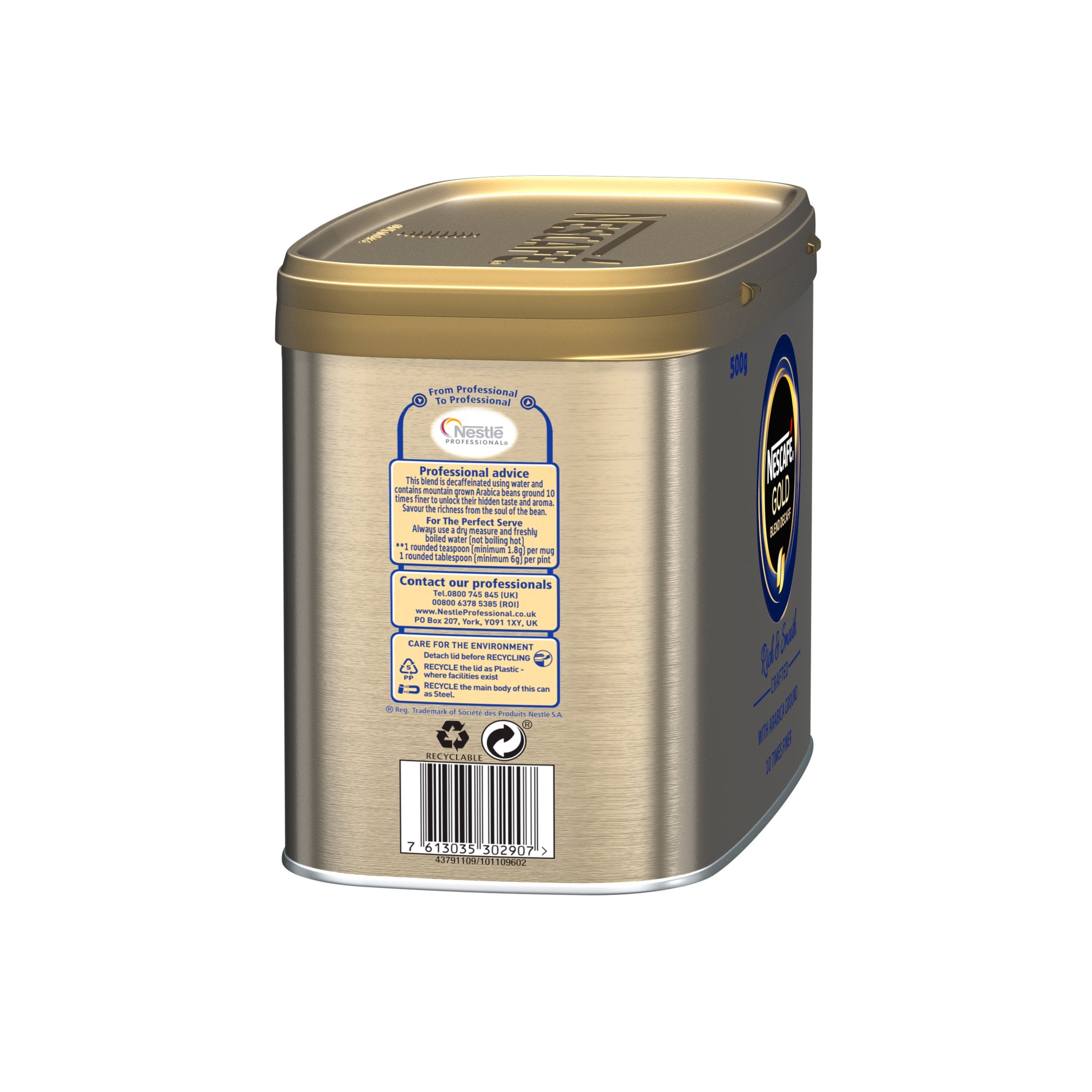 Nescafé Gold Blend Decaff Instant Coffee, 500 g