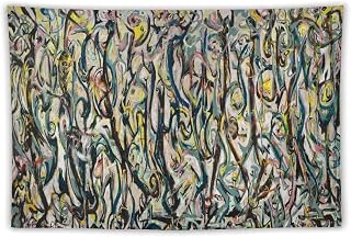 Jackson Pollock Mural Abstract Art Tapestries Art Print Wall Photo Paint Tapestry Hanging Picture Family Bedroom Decor Gift 60"x90"