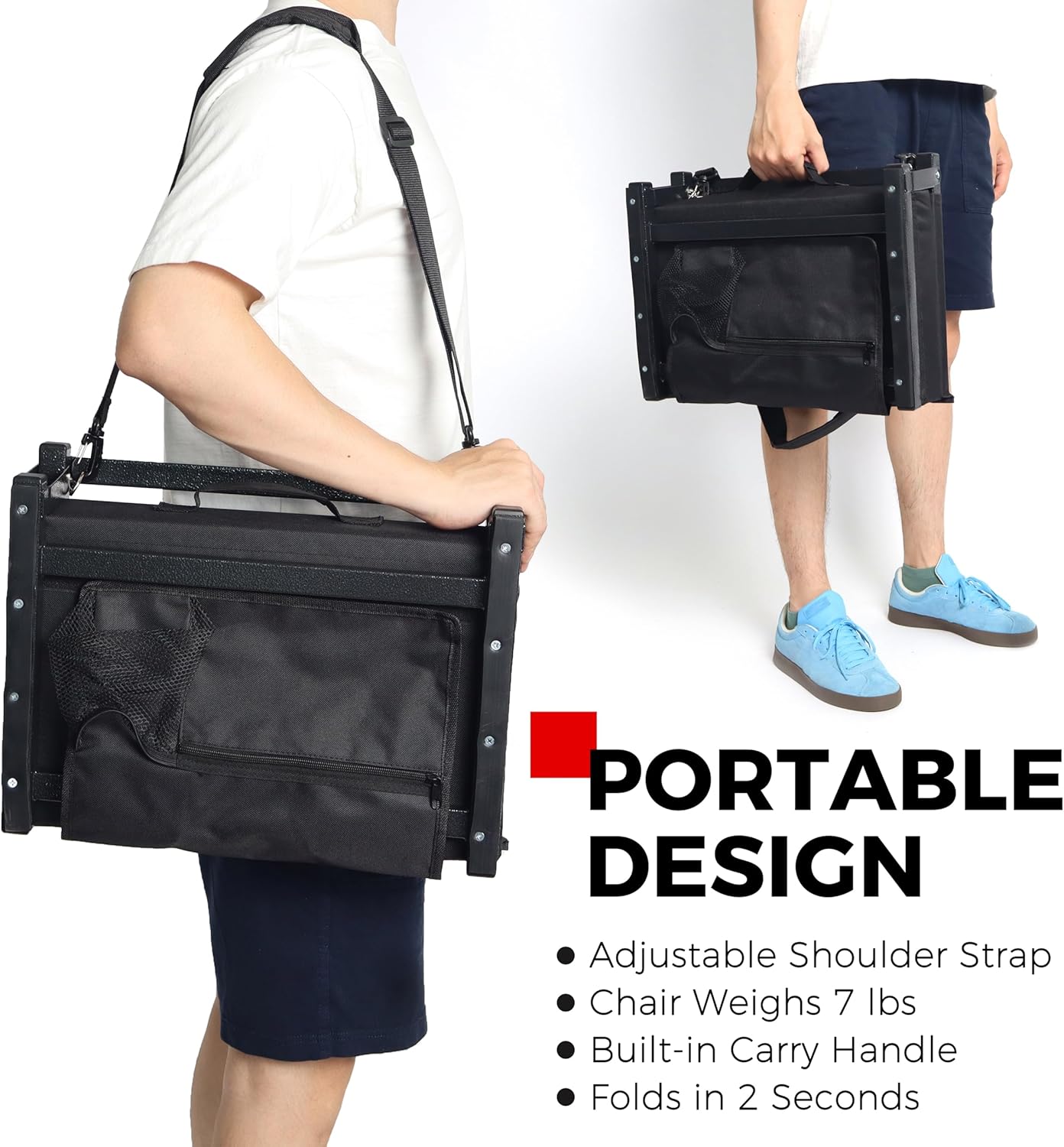 SPORT BEATS Padded Bleacher Seat w/ Back Support & Strap 6 81CP4OKCUML. AC SL1500