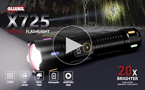 Rechargeable Flashlights High Lumens, 990,00LM LED Super