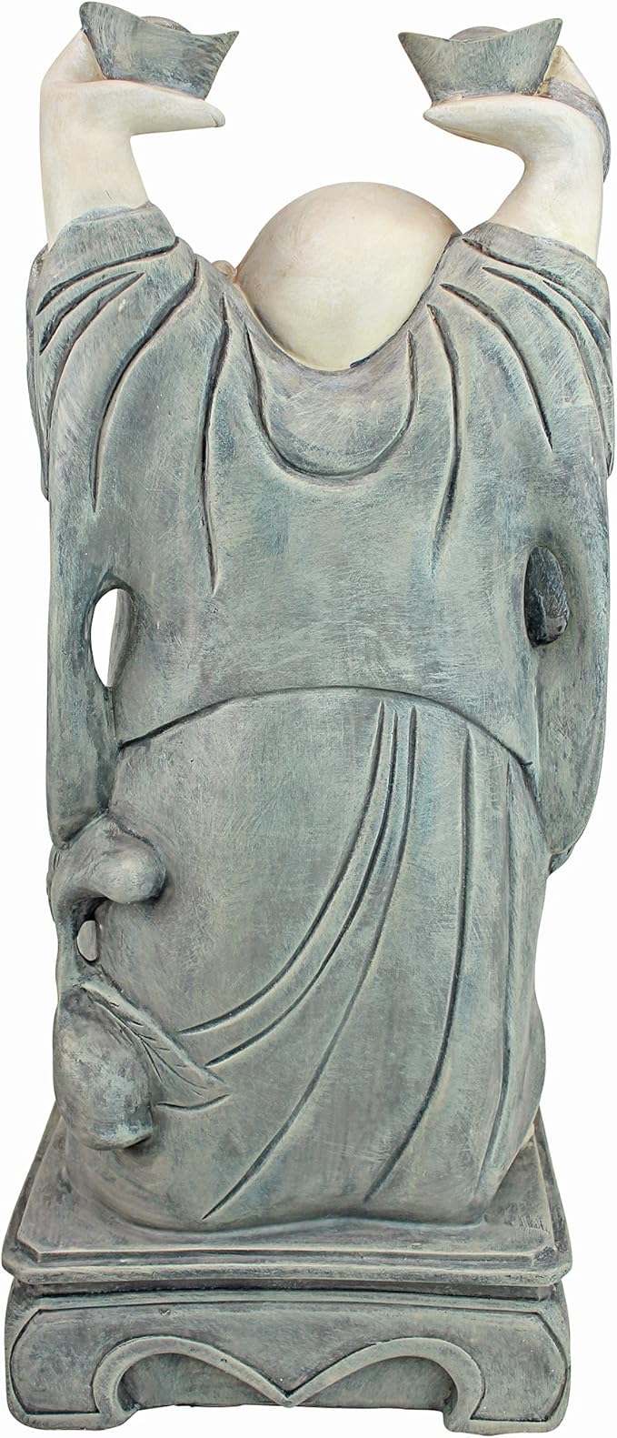 Estatua Decorativa Design Toscano Buda Riente 66 cm Resina miniatura 6