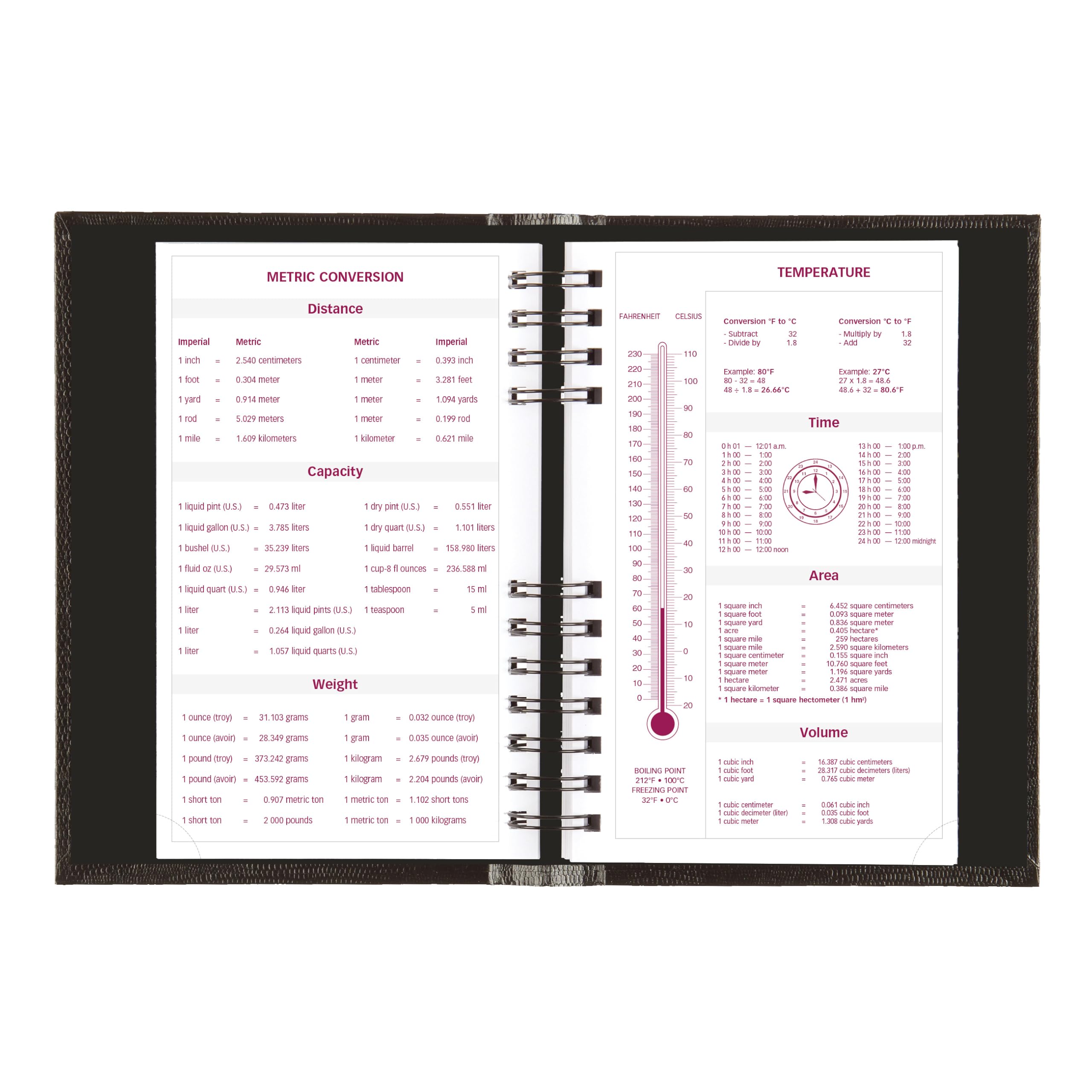 Brownline® CoilPro™ Agenda giornaliera/mensile 2027, 12 mesi, da gennaio a dicembre, rilegatura a doppio filo, 20,3 x 12,7 cm, nero (CB634C.BLK)