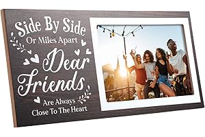 Jetec Rustic Wooden Friends Picture Frame for Cherished Memories