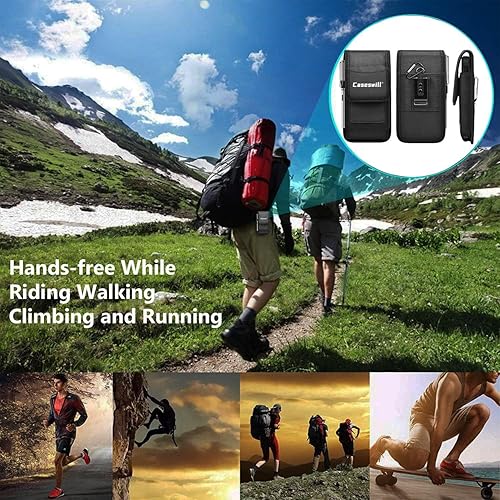 Miniatura 7 de Funda de nailon para Boost Celero 5G / T-Mobile Revvl 6X 5G / Google Pixel Fold 8 7a 7 6a 6 Pro/OnePlus Open Nord 3 N30 N300 N200 N200 12 12R 11 11R