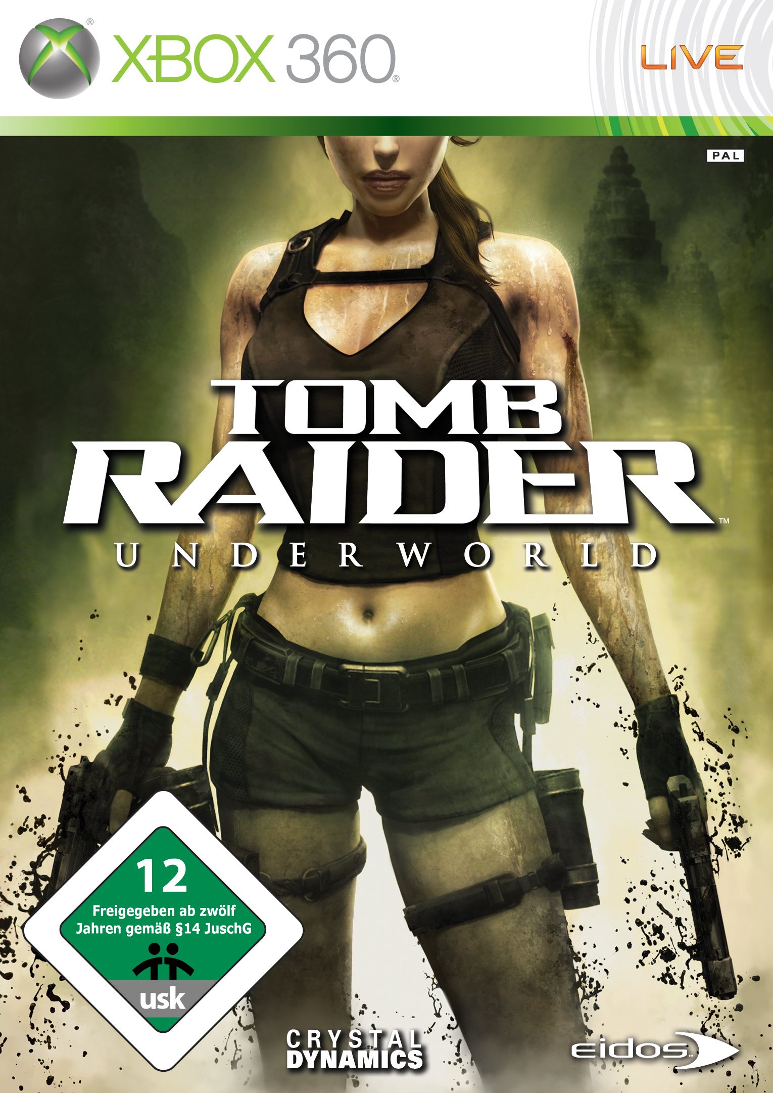 Console Xbox 360 Avec Le Jeu Tomb Raider Underworld – Bon état