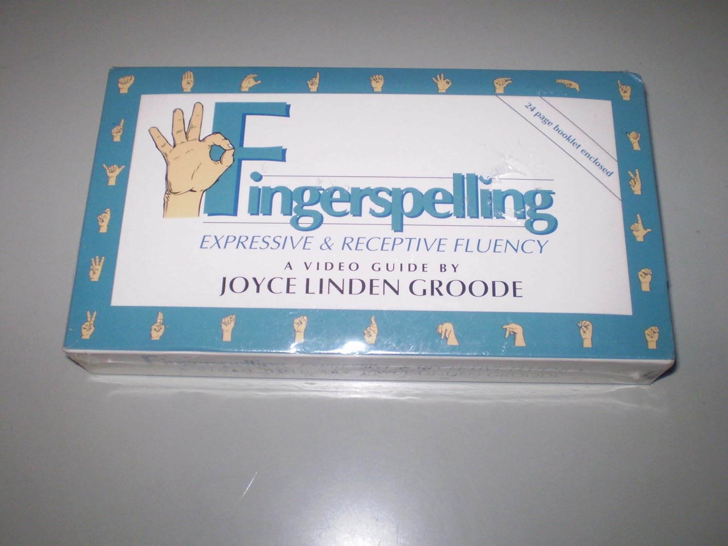 Fingerspelling Expressive & Receptive Fluency Video Guide with booklet Joyce