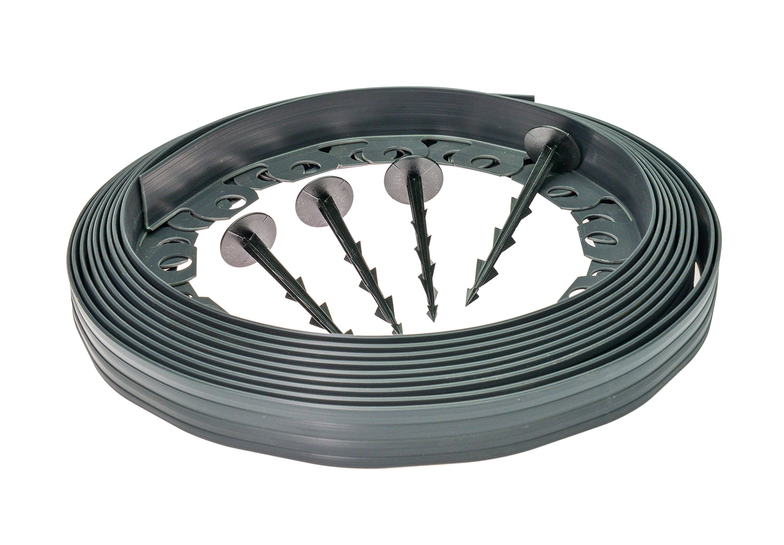 Buy Flexible plastic garden edging,New edging 10 meters for borders