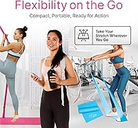 Vista 6 de Stretching Strap with Door Anchor & Resistance Band – Leg Stretcher for Improving Flexibility & Splits – Ideal for Ballet, Dance, Cheer, Yoga &