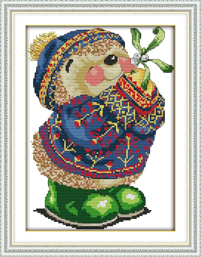 LovetheFamily クロスステッチキット DIY 手作り刺繍キット 正確な図柄印刷クロスステッチ 家庭刺繍装飾品 11CT