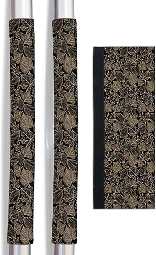 Juego de 2 fundas para manijas de puerta de refrigerador de otoño de Acción de Gracias, para lavavajillas, microondas, horno, nevera, estufa,