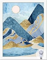 Vista 31 de Marco de fotos dorado, marco de fotos de 8 x 8 pulgadas para póster de foto cuadrada, lienzo, certificado, documento, exhibición horizontal