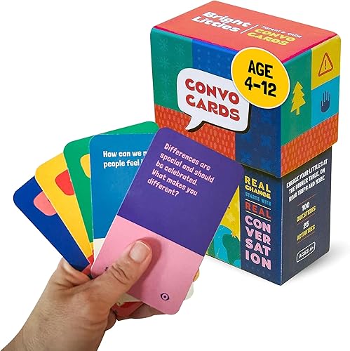 Vista 9 de Bright Littles Tarjetas de conversación - Edición de desarrollo y vinculación familiar involucra a niños y padres en una discusión consciente