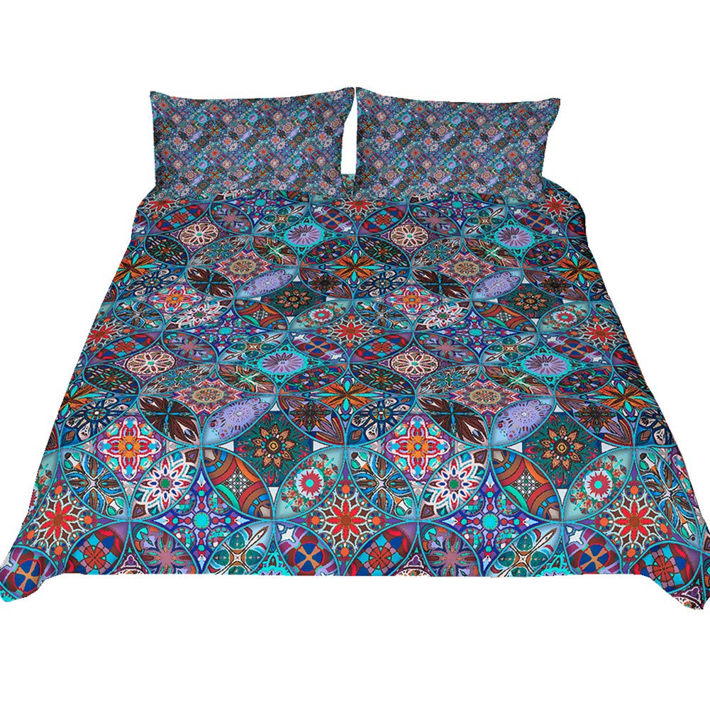 Housse de couette chic Fleur de Cercle DOTBUY en microfibre de qualité supérieure 240x220
