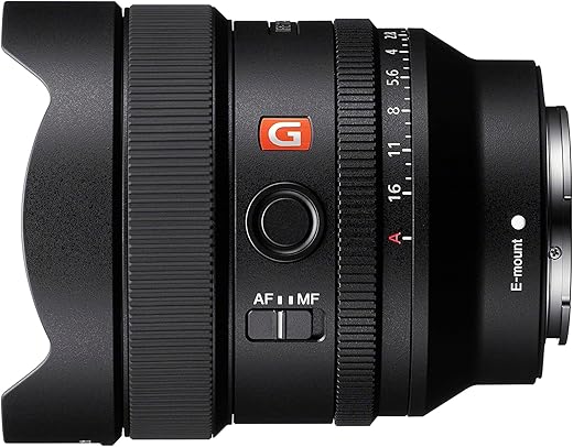 Sony E Mount Sony Fe 14 Mm F1.8 Gm Full-Frame Lens (Sel14F18Gm)|Prime Lens|Premium G Master,Black