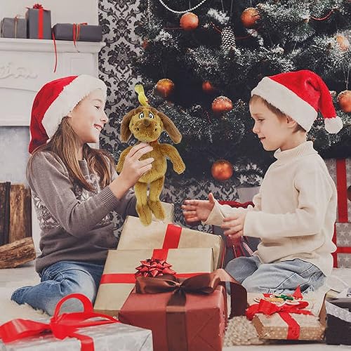 Miniatura 6 de RELIGES Juguetes de peluche de Navidad, juguete de peluche de monstruo verde, adecuado para decoraciones de Navidad, regalos de Navidad, muñeca de