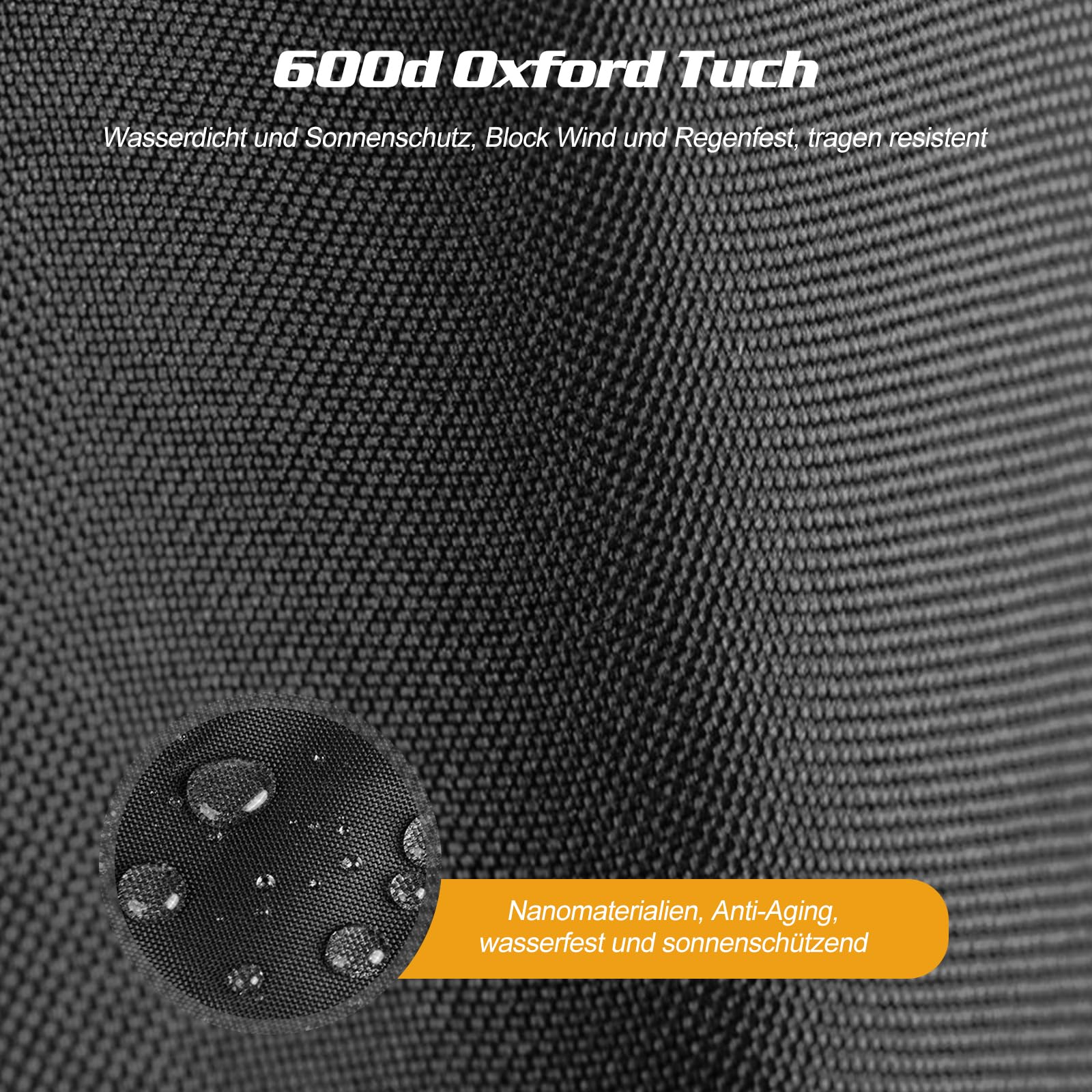 Ergocar Bootsabdeckung Für Mittelkonsolenboote 600D Oxford-Gewebe Strapazierfähige V-Rumpf-Staubschutzabdeckung Mit Aufbewahrungstasche Geeignet Für Boote Von 17 Bis 19 Fuß Und 20 Bis 22 Fuß