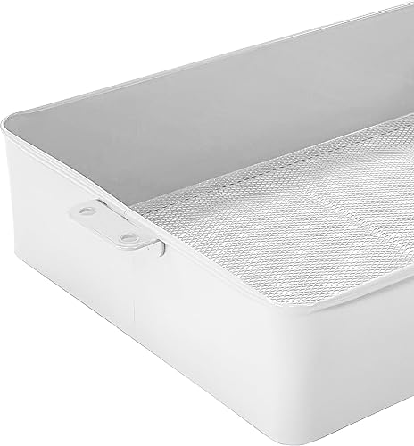 Miniatura 7 de HOMESTEAD Carrito rodante de metal de 3 niveles, fácil de montar, diseño duradero y almacenamiento versátil para el hogar y la oficina