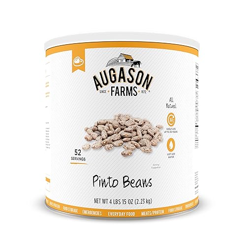 Miniatura 7 de Augason Farms Pinto beans - Cubo de almacenamiento de alimentos a granel de emergencia de 4 galones 253 porciones