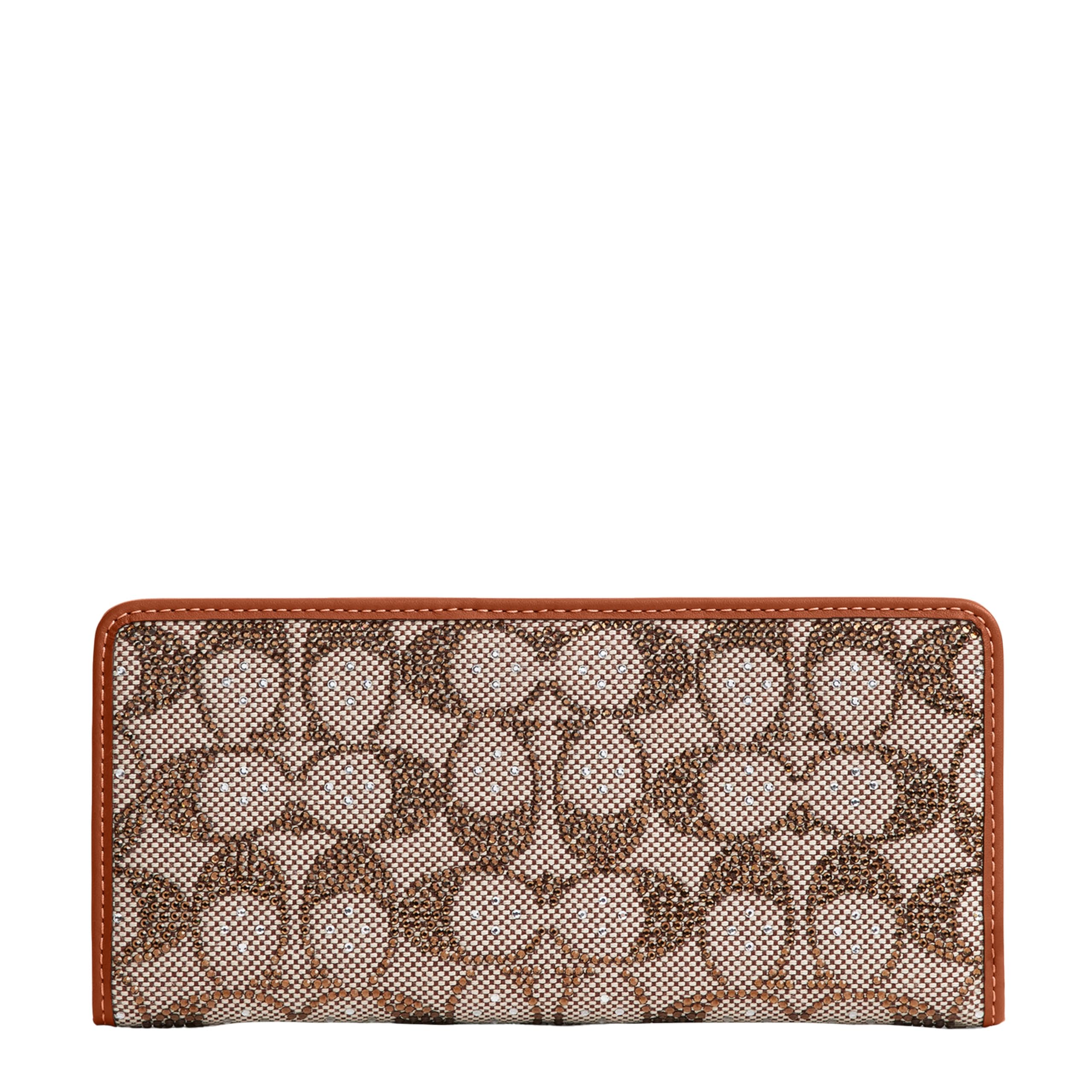 COACH Crystal Signature Jacquard Essential Slim Wallet