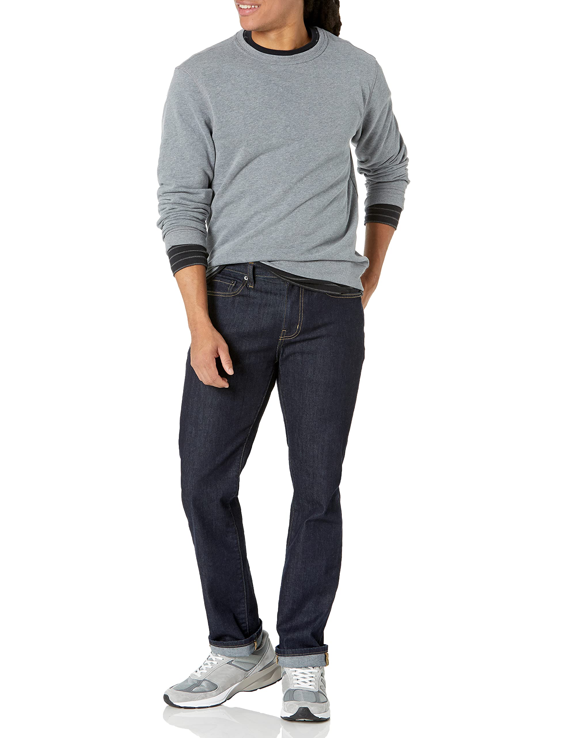 Amazon Essentials Felpa Girocollo in Pile (Disponibile nelle Taglie Big & Tall) Uomo