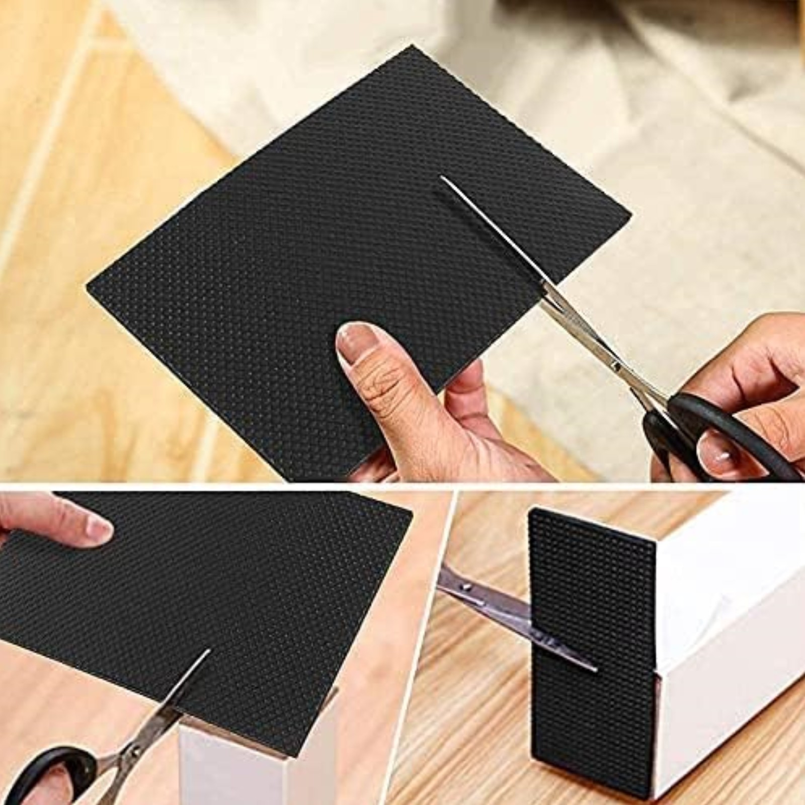 Pannelli In Gomma Eva Autoadesivi - 8 Pezzi 300x200x2mm, Antiscivolo Per Mobili, Porte, DIY - Foto 5