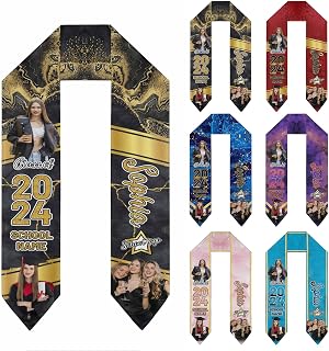 Stand Out on Graduation Day, Personalized Graduation Stole Sash Class of 2026 Graduation Gifts