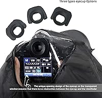 Vista 2 de Cubierta de lluvia profesional para cámara réflex digital, gran protección para Canon EOS 5D Mark IV III 5DSR 7DM2 6DM2 7D 6D 90D 80D 1D Mark IV 1DX