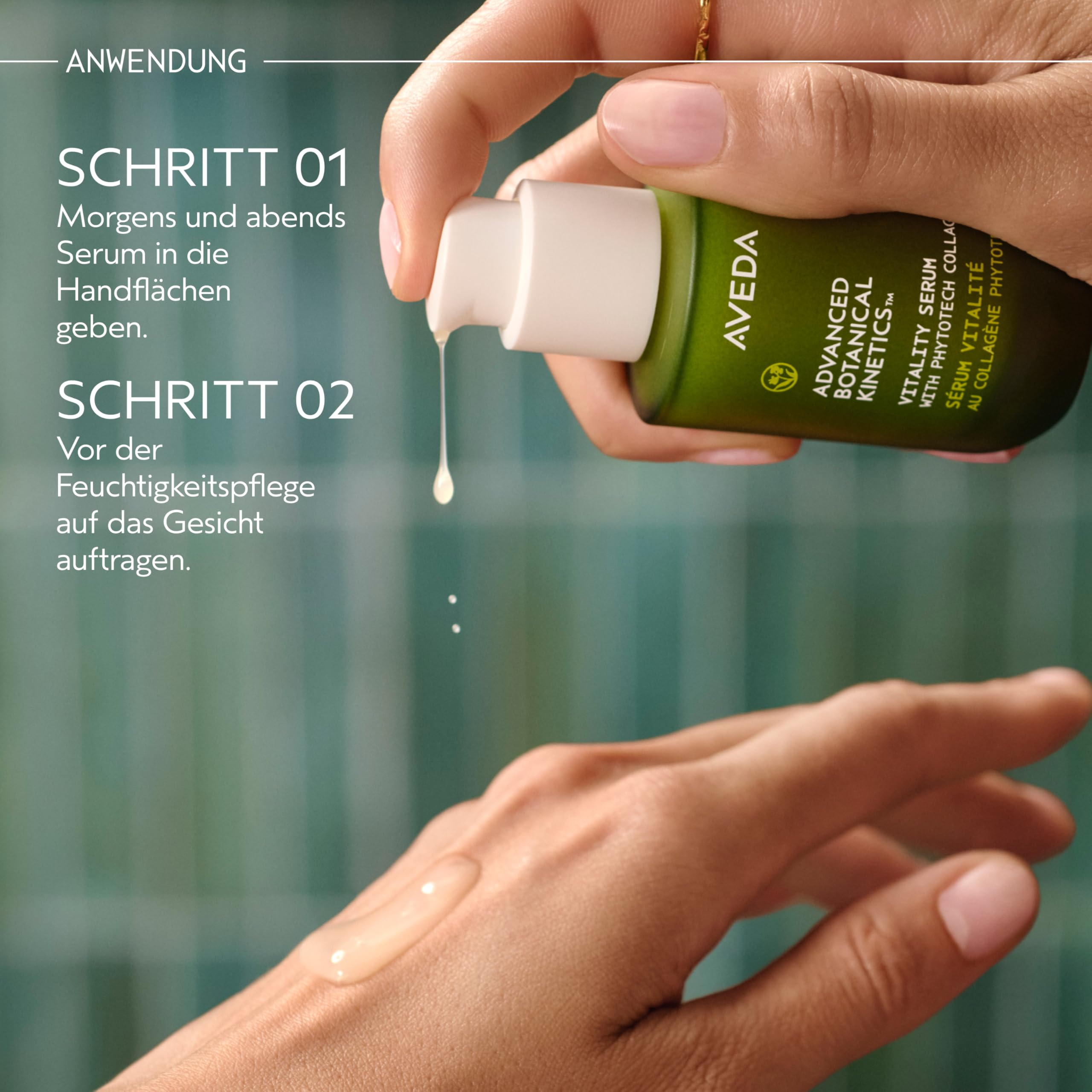 Aveda Botanical Kinetics™ Vitality Serum 30 ml | Anti-Aging Gesichtsserum | Mildert sichtbar feine Linien & Falten | Für alle Hauttypen