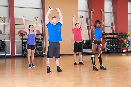 Miniatura 5 de Banda simple de resistencia Black Mountain, anclaje para puerta y guía para principiantes incluidos (idioma español no garantizado)