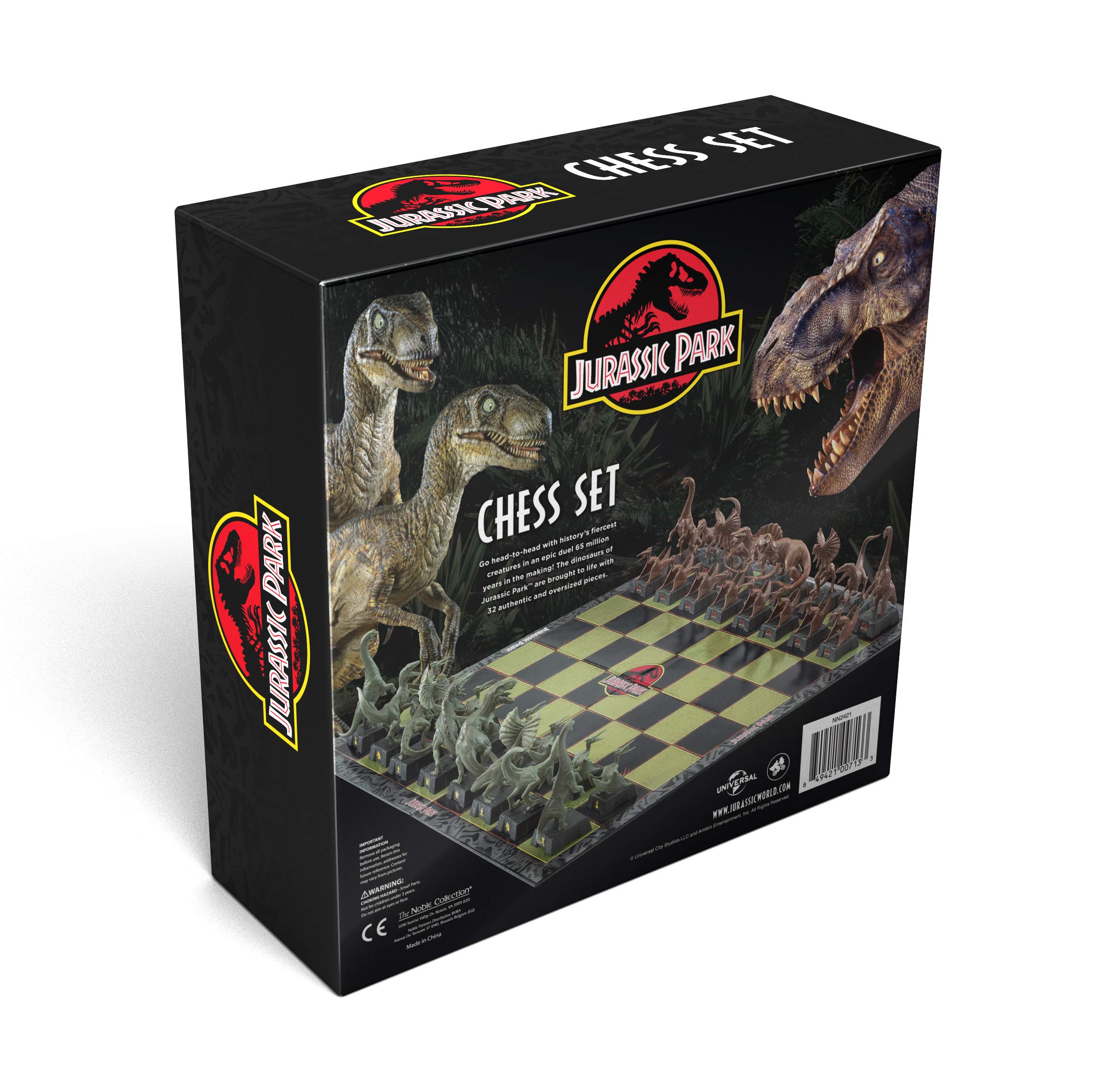 The Noble Collection NN2421 Jurassic Park Chess Set Buy Online in