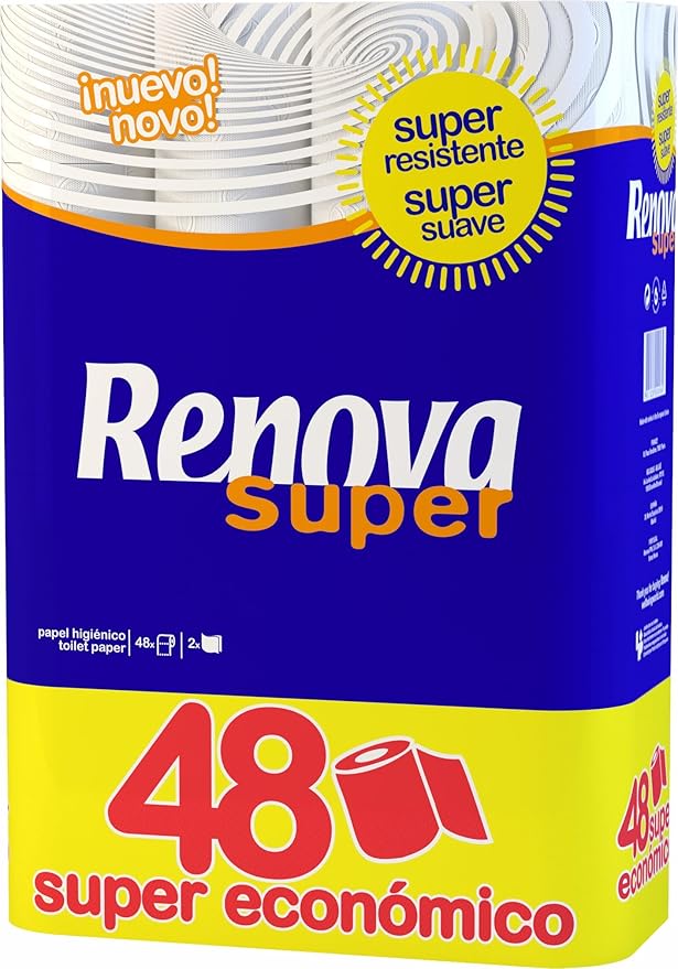 Renova Papel Higiénico Super | 48 Rollos oferta Amazon