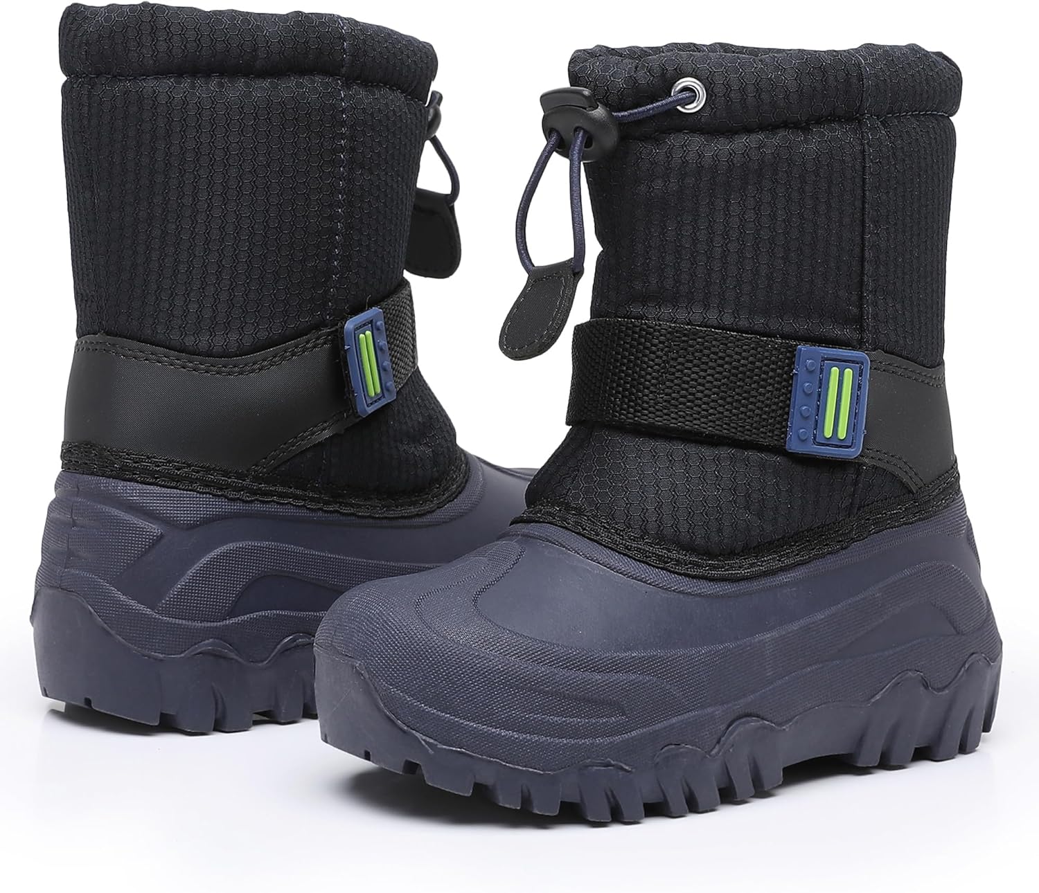 Kids Boys Girls Snow Boots Waterproof Insulated Warm Outdoor Winter Boots(Toddler/Little Kid)