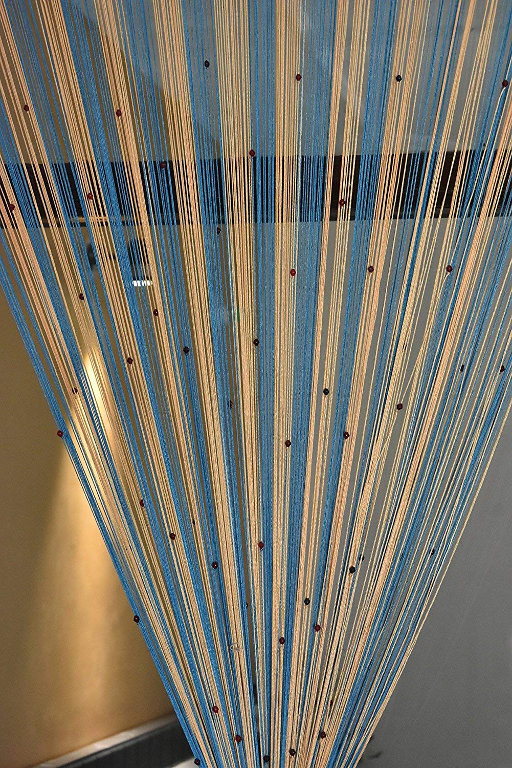 Home DesiricaPolyester & Polyester Blend Thread Solid Curtain, Long Door 9 Feet, Multicolour, Pack of 2, Blackout